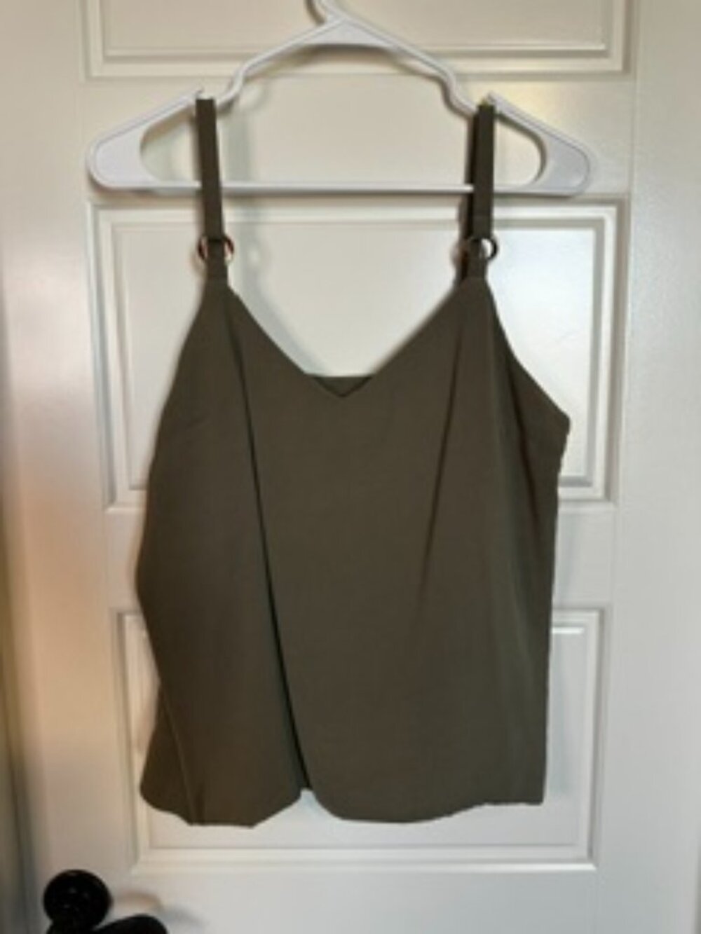 Topshop Olive Tank Top